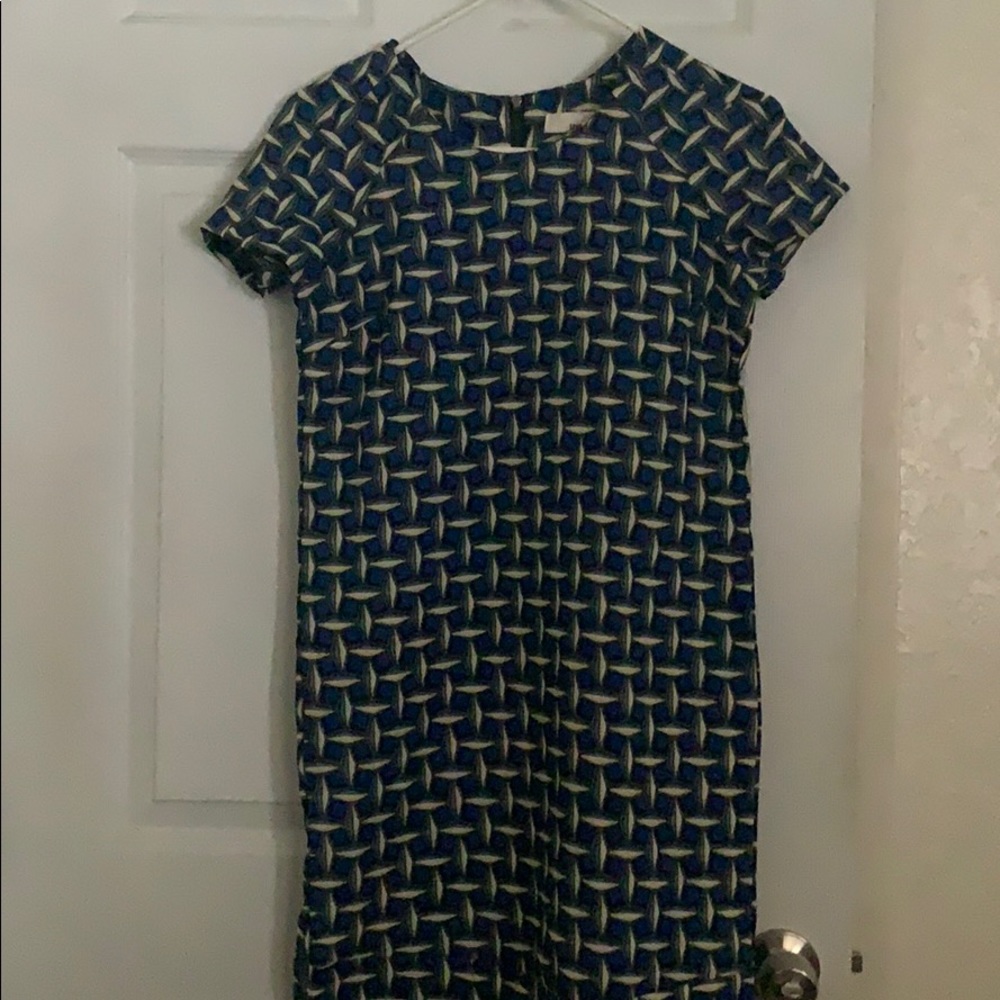 Patterned Shift Dress